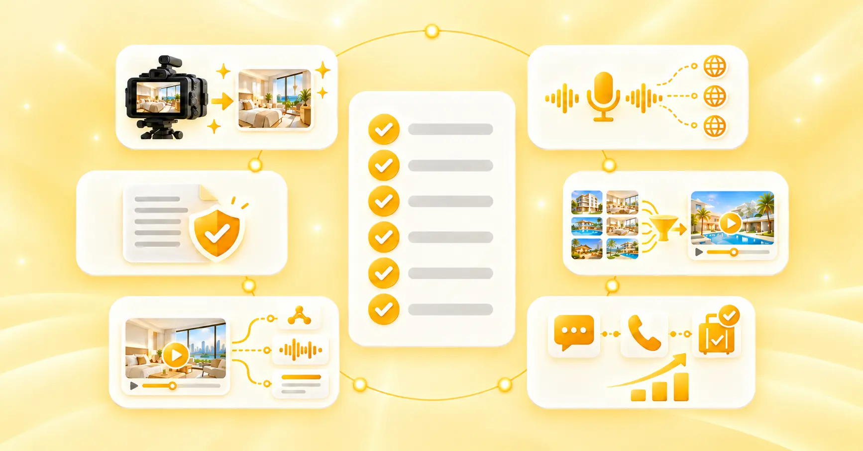 AI video marketing checklist for real estate and hotels