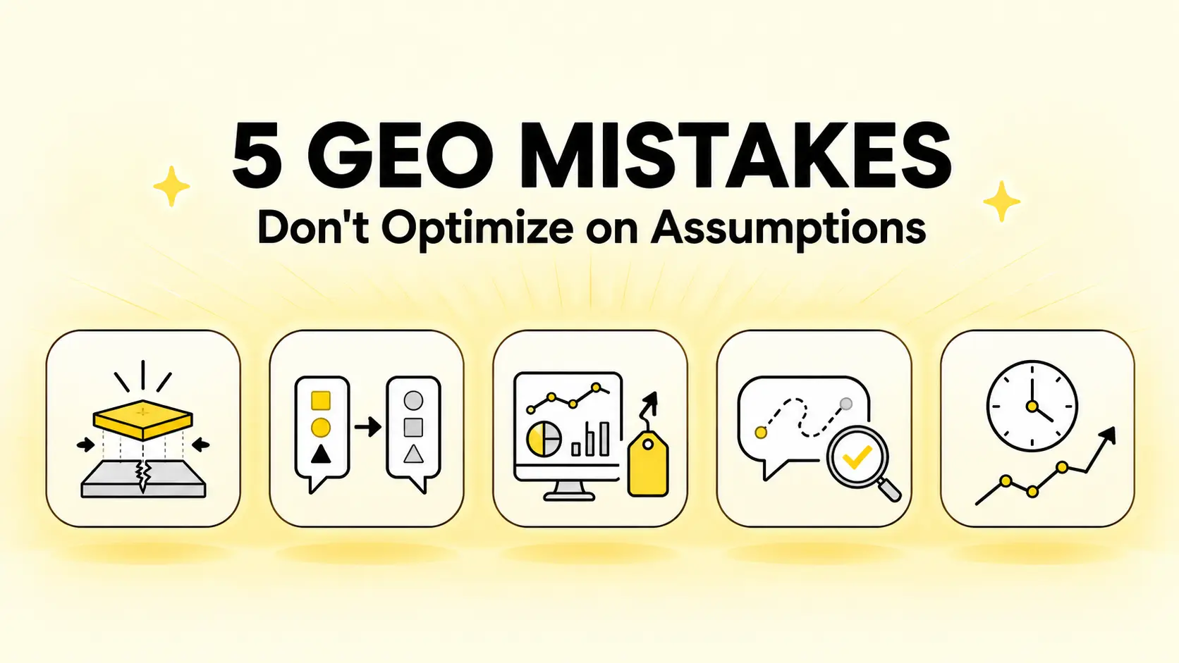 Common GEO mistakes made by Thai businesses that can reduce visibility in AI search results.