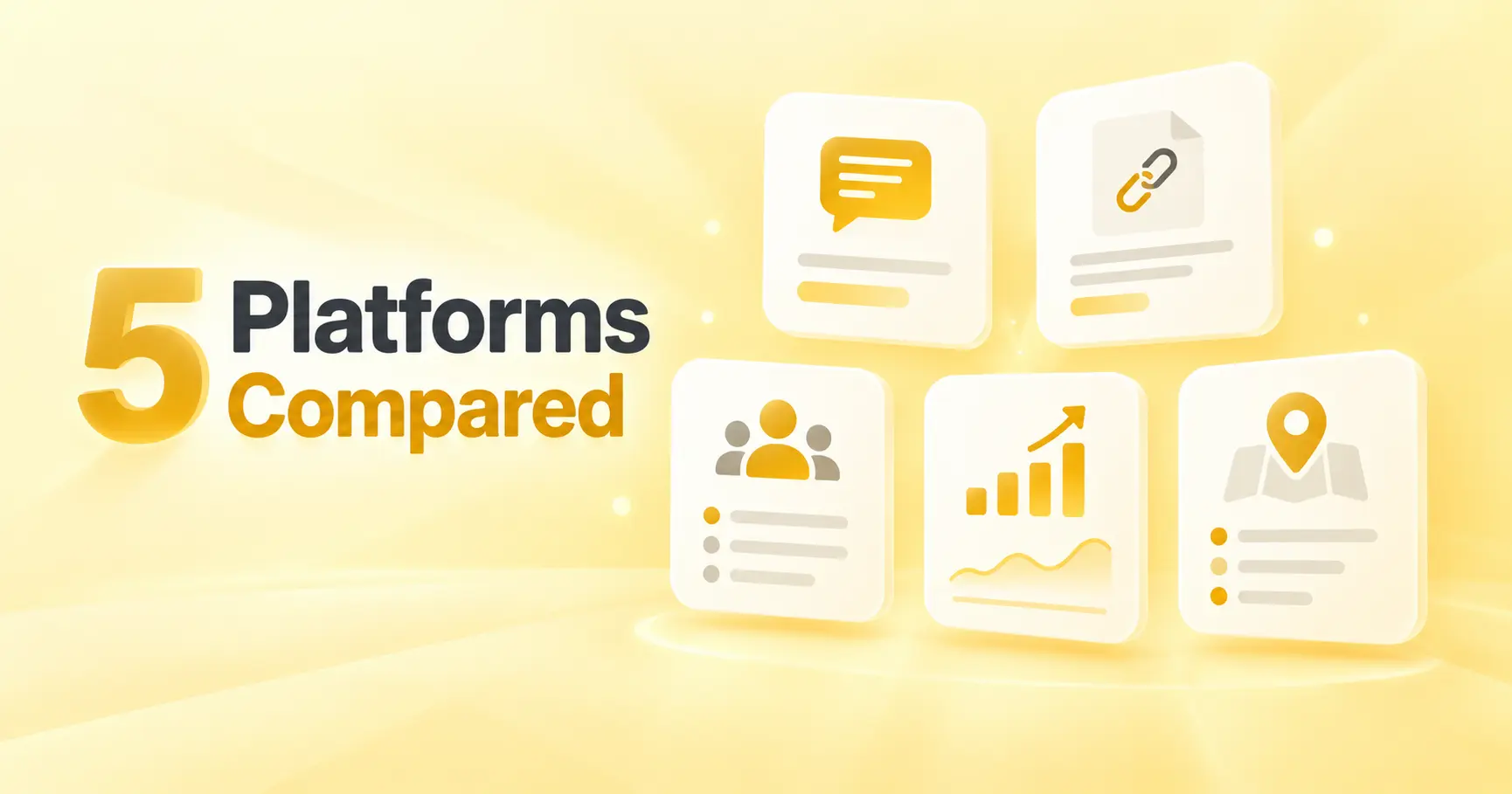 Comparison of 5 AI visibility platforms for monitoring brand visibility in AI search